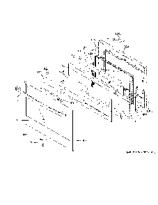 Upper Door Diagram and Parts List for PTD9000SN2SS  General Electric Wall Oven