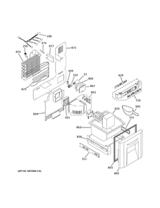 Freezer Controls And Components 2 Diagram and Parts List for ZIBI240PAII  General Electric Wine and Beverage Cooler