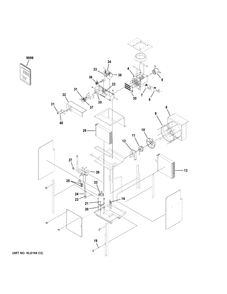 ROOM AIR CONDITIONER Diagram and Parts List for AZ91H18E2CK1  General Electric Air Conditioner