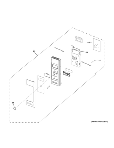 CONTROL PARTS Diagram and Parts List for PVM9215SK3SS  General Electric Range