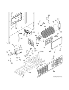 Part Location Diagram of WR87X33165 GE COMPRESSOR