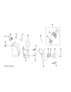 Part Location Diagram of WJ26X20430 GE CONTROL PANEL