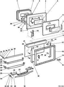Part Location Diagram of WB36M748 GE NO LONGER AVAILABLE