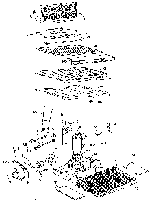 Unit Parts Diagram and Parts List for TBX24ZKER  General Electric Refrigerator