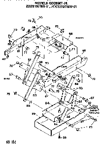 Section 1 Diagram and Parts List for GCG950T-01  General Electric Trash Compactor
