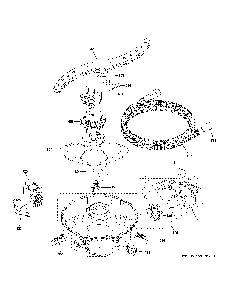 Motor, Sump And Filter Assembly Diagram and Parts List for DDT700SFN8DS  General Electric Dishwasher
