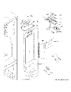 Fresh Food Section Diagram and Parts List for GFE24JMKXFES  General Electric Refrigerator