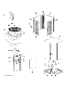 Room Air Conditioner Diagram and Parts List for NS18A48TA400  General Electric Air Conditioner