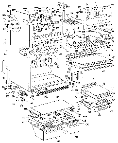 Cabinet Diagram and Parts List for TBX24ZKGR  General Electric Refrigerator