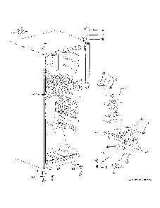 Fresh Food Section Diagram and Parts List for GTE21GTHGWW  General Electric Refrigerator