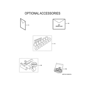 Optional Accessories 1 Diagram and Parts List for NF95X080S4C03  General Electric Furnace