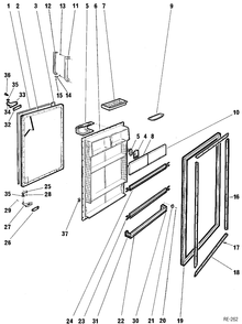 Part Location Diagram of WR1M637 GE NO LONGER AVAILABLE