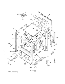 Body Parts Diagram and Parts List for XCF300PM2WW  General Electric Range