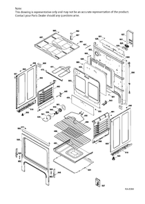 Part Location Diagram of WS01L00405 GE BURNER BOWL 8