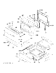 Door & drawer parts Diagram and Parts List for JGS760BEL4TS  General Electric Range