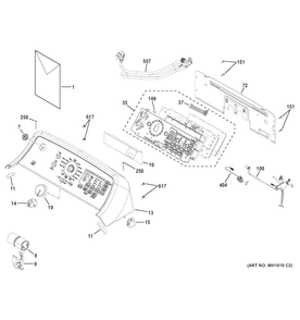 Part Location Diagram of 31-16897 GE Mini manual