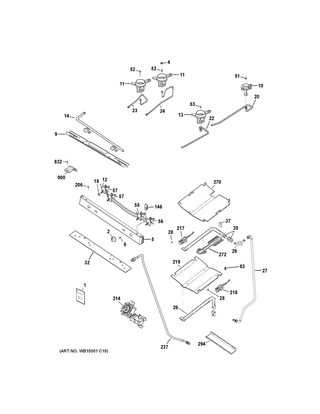 Part Location Diagram of WB36X31577 GE STAINLESS STEEL MANIFOLD PANEL