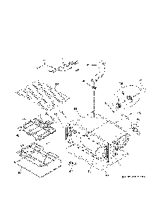 Upper oven Diagram and Parts List for PS960BL5TS  General Electric Range