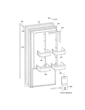 Part Location Diagram of WR12X29415 GE EURO HANDLE