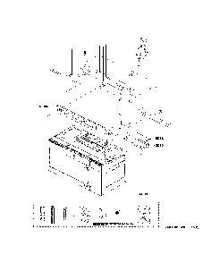 Installation Parts Diagram and Parts List for CVM519P2P8S1  General Electric Microwave