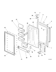 Part Location Diagram of WR4M189 GE NO LONGER AVAILABLE