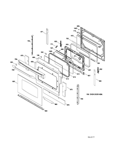 Part Location Diagram of WS01F04332 GE HARNESS HIDDEN BAKE