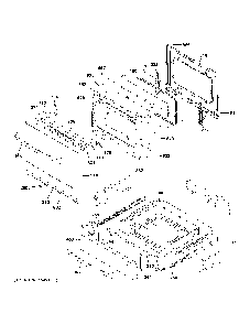 Door & drawer parts Diagram and Parts List for PGS930BEL4TS  General Electric Range
