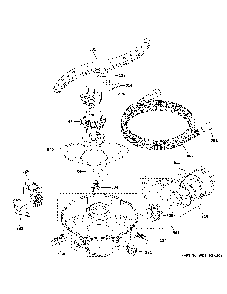 Motor, Sump And Filter Assembly Diagram and Parts List for DDT700SBN5TS  General Electric Dishwasher