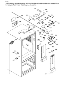 Part Location Diagram of WR03F04705 GE FILTER Assembly AND TUBE