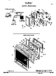 Part Location Diagram of WB4X5106 GE DISCONTINUED
