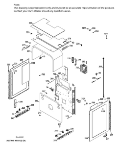 BODY PARTS Diagram and Parts List for CCGS990SET5SS  General Electric Range