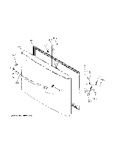 Freezer Door Diagram and Parts List for GNE29GYNEFS  General Electric Refrigerator
