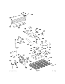 Part Location Diagram of 49-60254 GE PM Guide, use & care