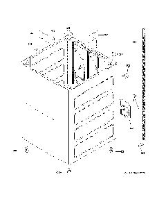Cabinet Diagram and Parts List for GTW465ASN8WW  General Electric Washer