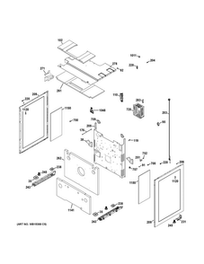 Body Parts Diagram and Parts List for PGB950SEF3SS  General Electric Range