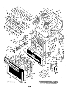 Part Location Diagram of WB3X5692 GE DISCONTINUED