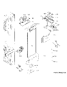 Fresh Food Section Diagram and Parts List for GNE27JGMTFWW  General Electric Refrigerator