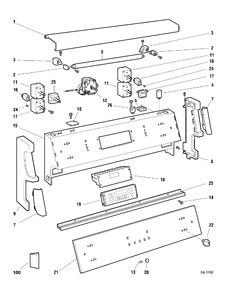 Part Location Diagram of WB7M2381 GE NO LONGER AVAILABLE