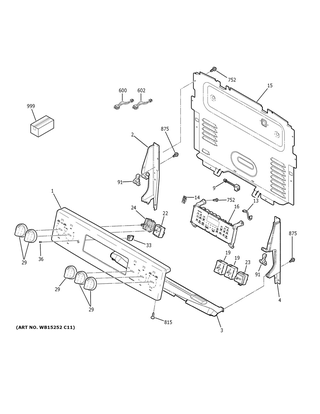 Part Location Diagram of 229C6395P006 GE Label Wire Diagram