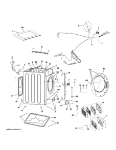 Part Location Diagram of WH02X26262 GE SPRING SHEATH RIGHT