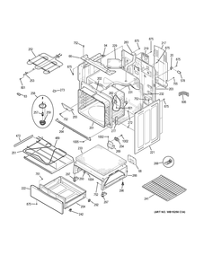 Part Location Diagram of WB56X30263 GE DRAWER PANEL DS