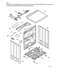Structure Diagram and Parts List for GTMP280ED6WW  General Electric Dryer