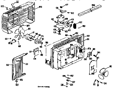 Part Location Diagram of WJ2X416 GE DISCONTINUED