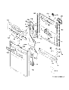 Escutcheon And Door Assembly Diagram and Parts List for PDP755SYR3FS  General Electric Dishwasher