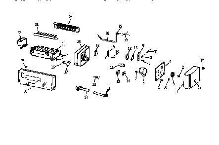 Icemaker Wr30x0316 Diagram and Parts List for TBX22PRYFFWW  General Electric Refrigerator