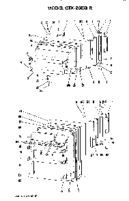 Doors Diagram and Parts List for CTX20EGR  Hotpoint Refrigerator
