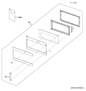 Part Location Diagram of 49-40770 GE Pm quick use and care