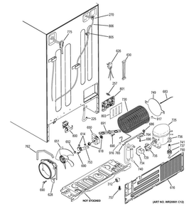 Part Location Diagram of WR82X22767 GE COVER ACCESS Assembly