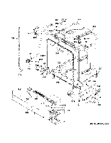 Body Parts Diagram and Parts List for GDF550PSR0SS  General Electric Dishwasher