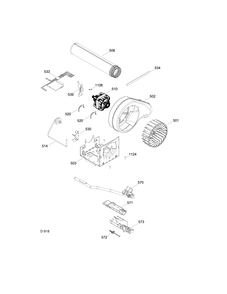BLOWER & DRIVE ASM Diagram and Parts List for GTMS820GD0WS  General Electric Dryer